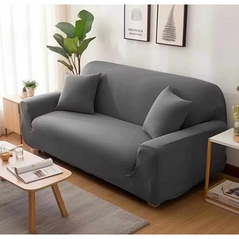 GENERICO - FUNDA PARA SOFA DE 2 PUESTOS CON TELA DELGADA ELASTICA