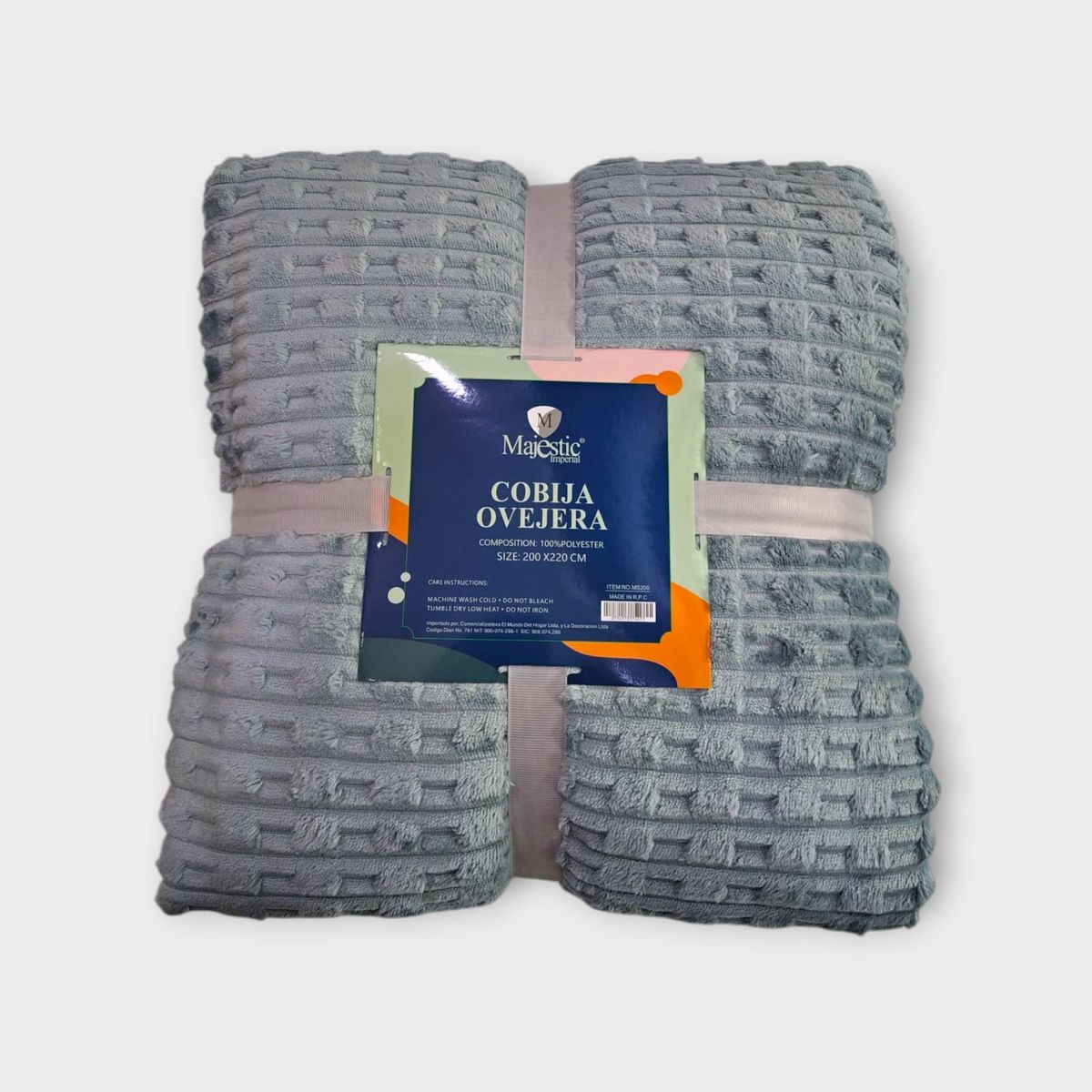 MAJESTIC IMPERIAL - Cobija Sherpa Ovejera DobleQueen 200x220 Cm