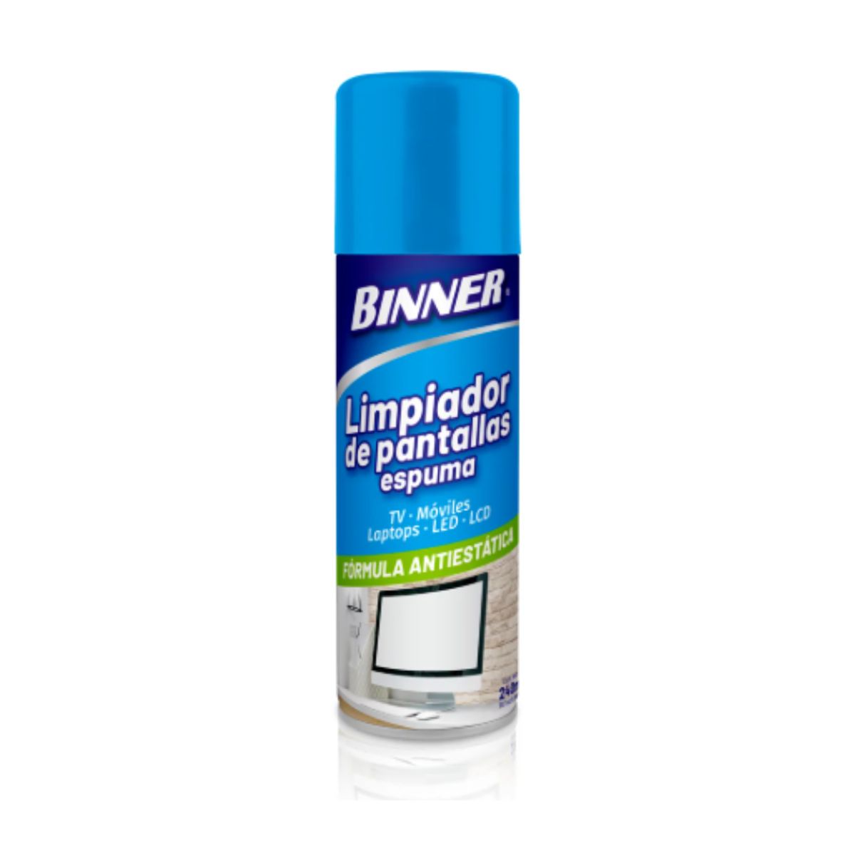 BINNER - Espuma Limpiador de Pantallas  240ml Binner