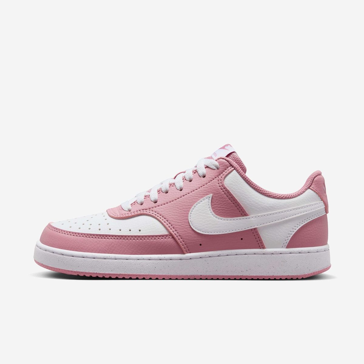 NIKE - Tenis Nike Mujer Court Vision Lo NN DH3158-603 Blanco Rosado Casual