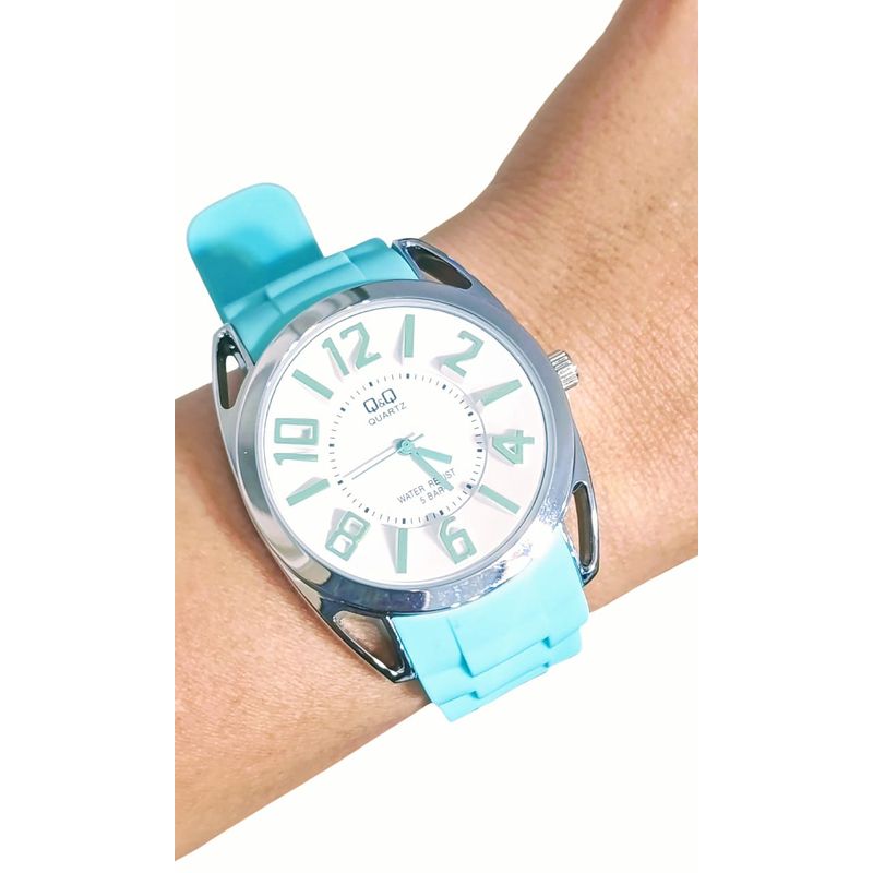 GENERICO - Reloj Análogo Qyq Original Moda Pulso Silicona Números Cool