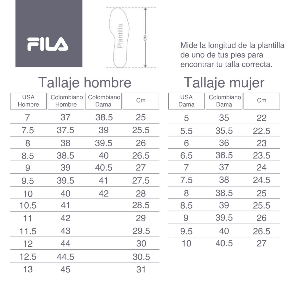 FILA - GUAYOS SILVA TPU  FILA HOMBRE