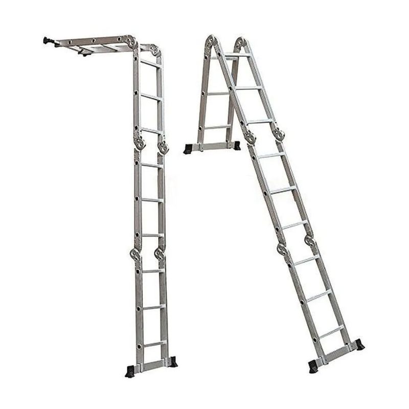 GENERICO - Escalera Plegable Multifuncional 12Pasos