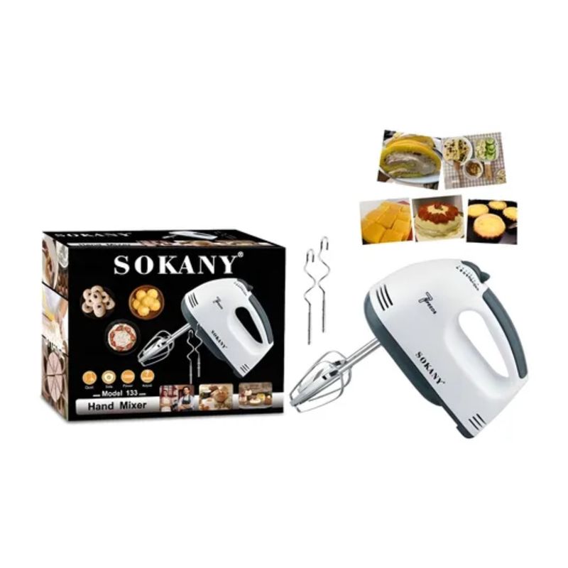 SOKANY - Batidora Electrica De Mano De 7 Velocidades Sokany Sk-133