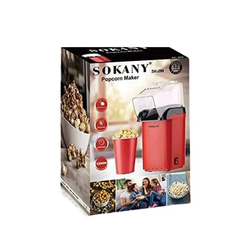 SOKANY - Máquina de Crispetas Eléctrica Sokany SK-299