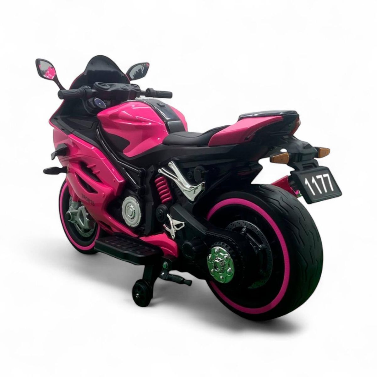 BRITOCHET - Moto Eléctrica Niño Niña 3 a 9 años L/llantas Ll/Goma Bluetooth REF 1177