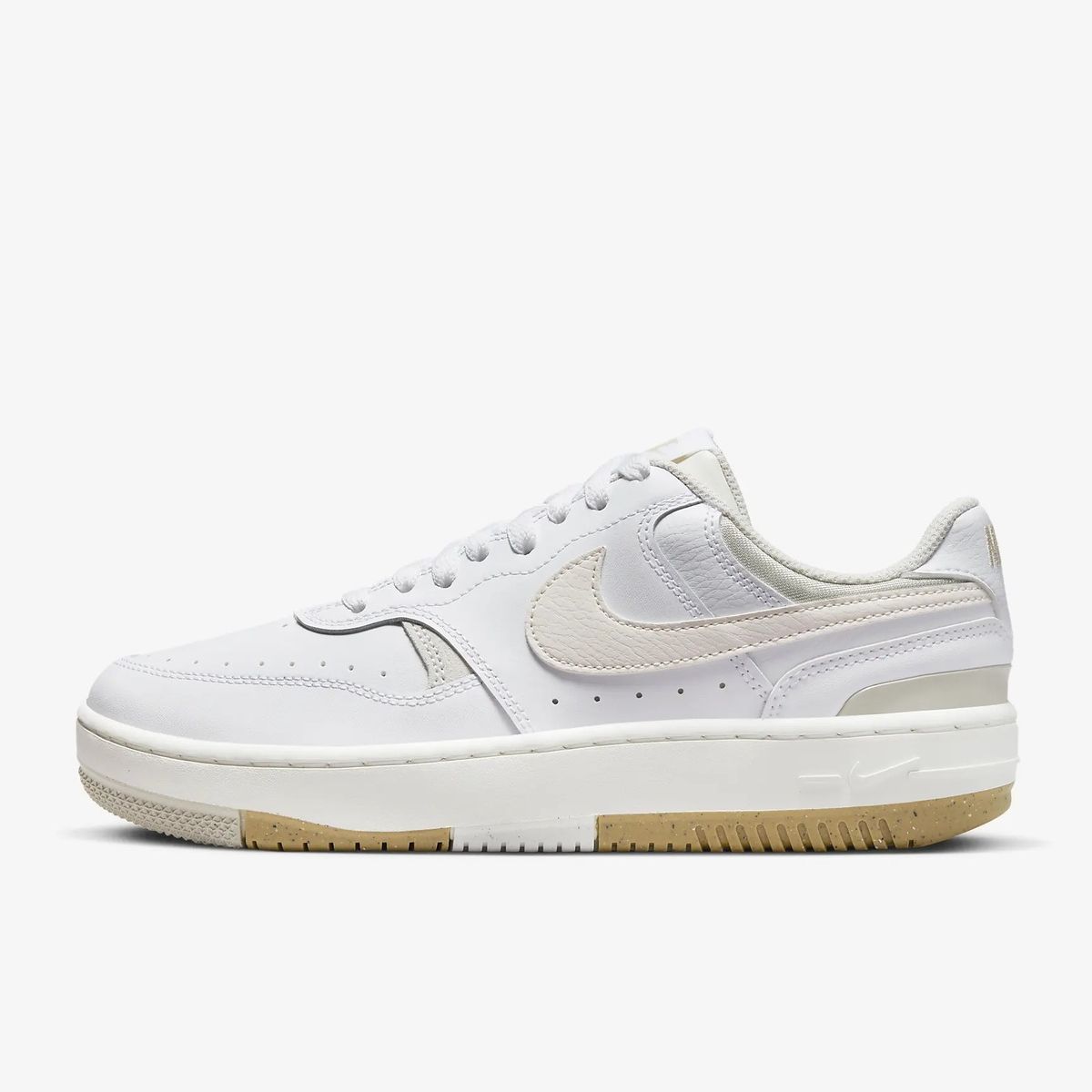 NIKE - Tenis Nike Mujer Gamma Force DX9176-103 Blanco Beige Casual