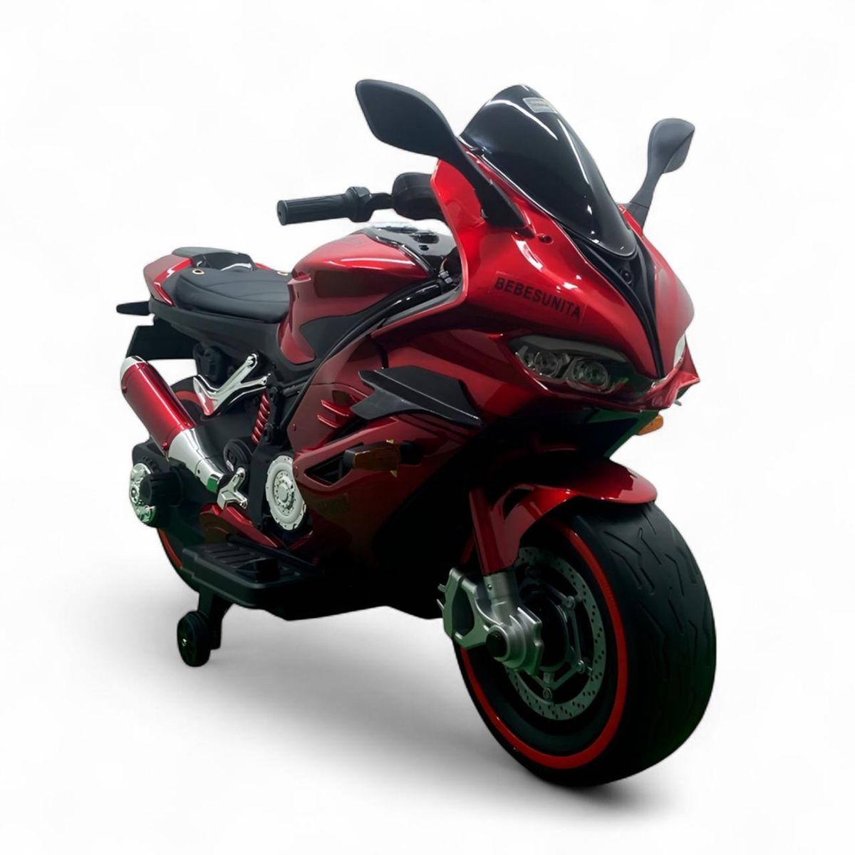 BRITOCHET - Moto Eléctrica Niño Niña 3 a 9 años L/llantas Ll/Goma Bluetooth REF 1177