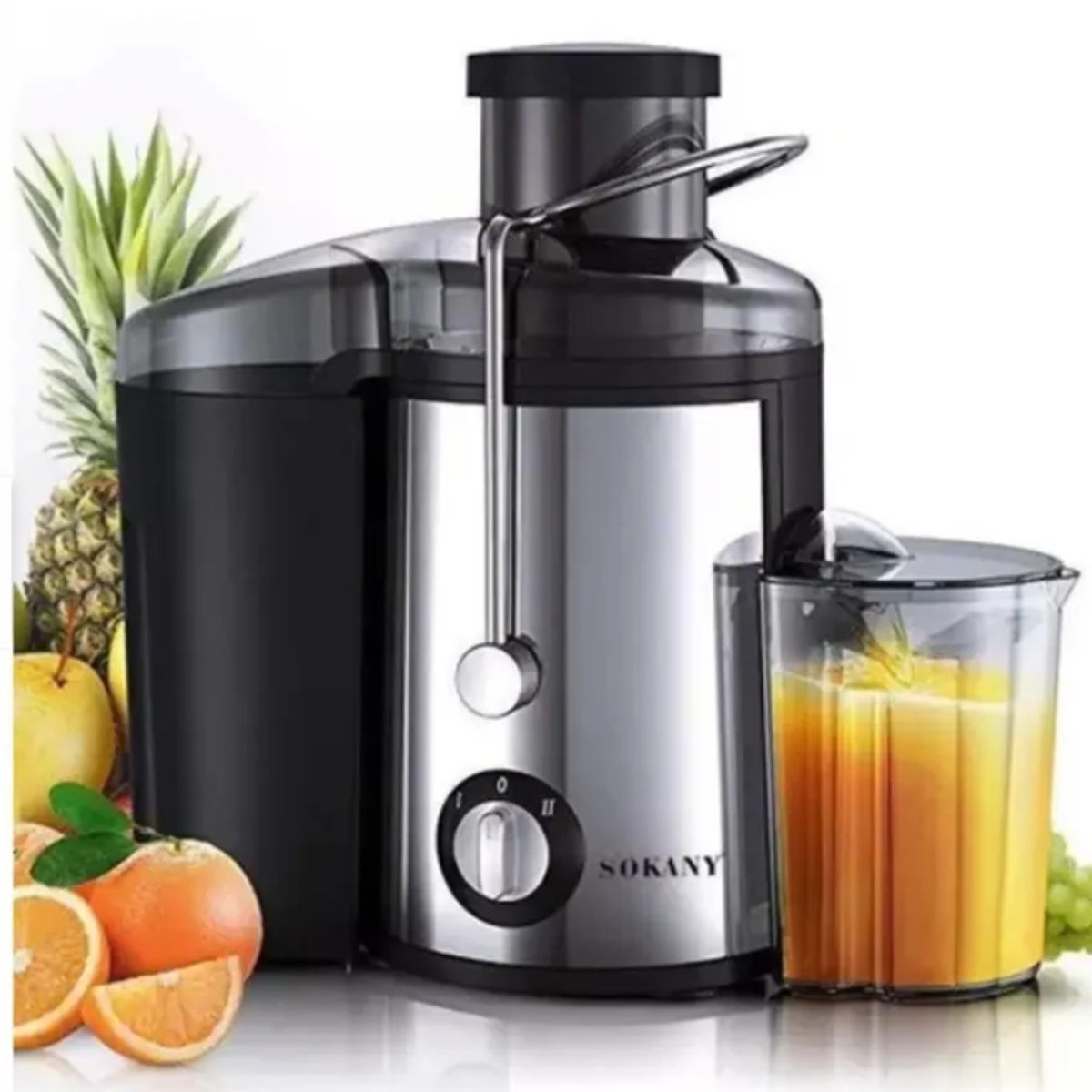 SOKANY - Máquina extractor de jugos automática frutas y verduras exprimidor
