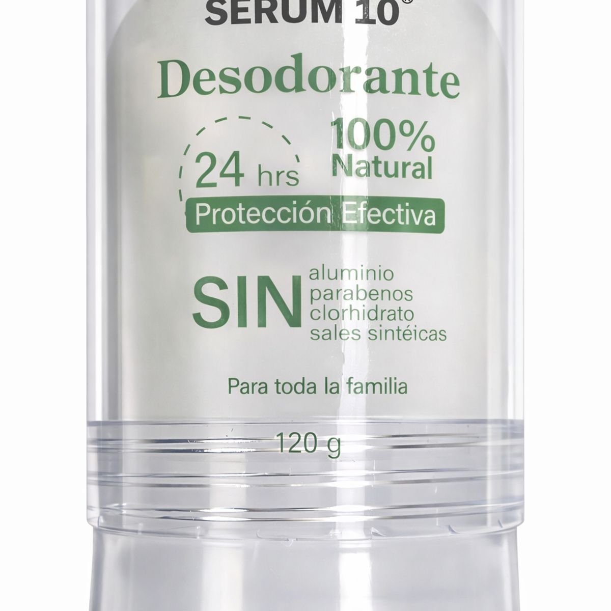 GENERICO - DESODORANTE PIEDRA ALUMBRE 100% NATURAL 120 gr