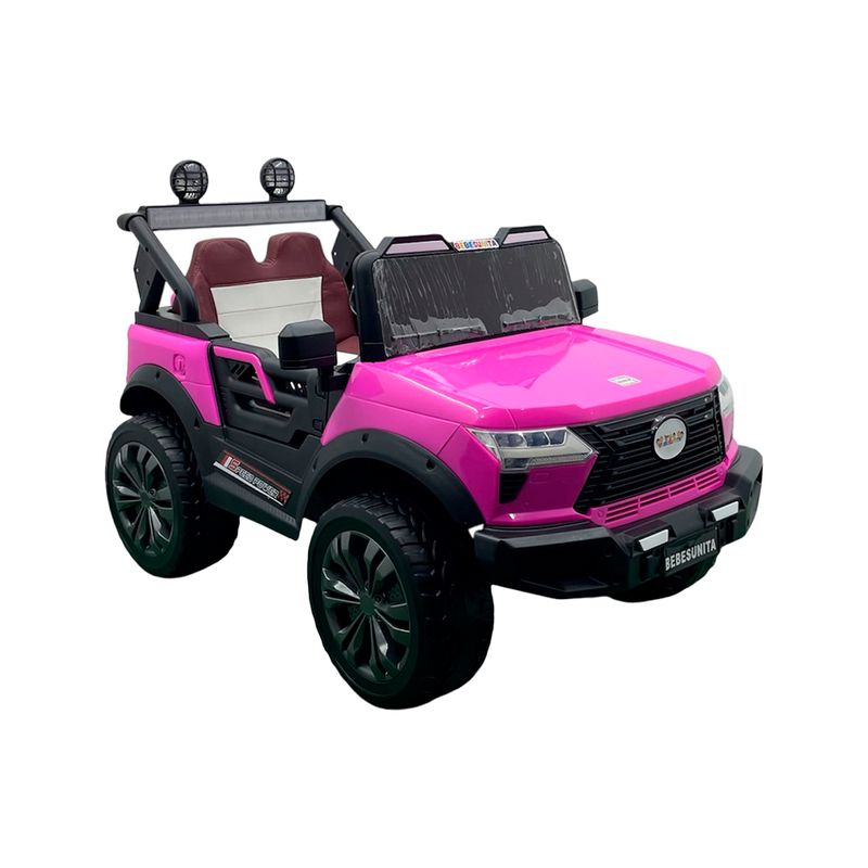 BEBESUNITA - Carro Electrico Recargable Niño Niña Llantas Goma 6años