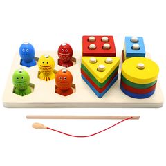 Juego De Mesa De Madera Montessori 3 En 1 | 40 Palitos Y Dados Para Equilibrar Y Clasificar | Habilidades Motoras Para Niños De 3 A 6 Años