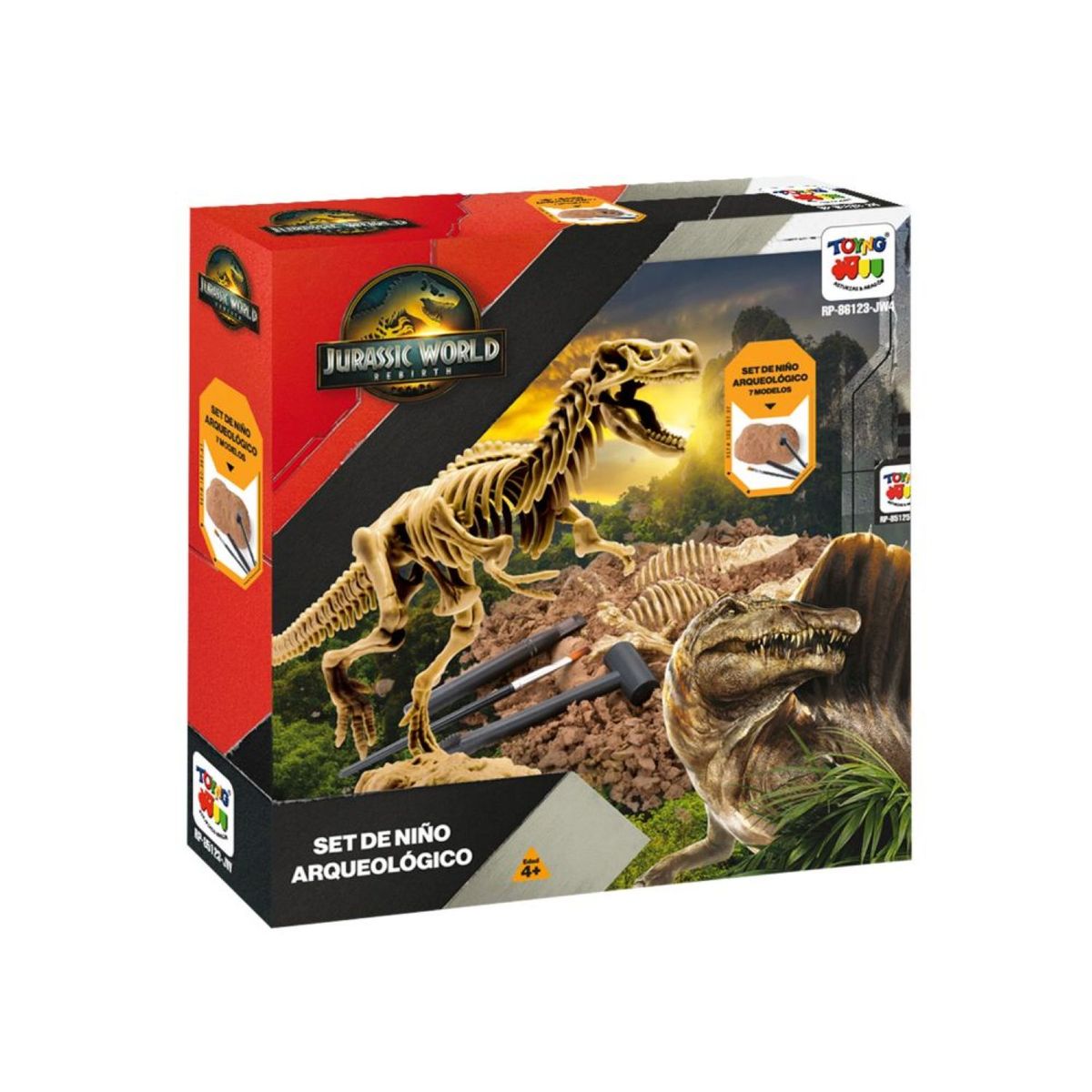 JURASSIC WORLD - SET DE NIÑO ARQUEOLOGICO JURASSIC