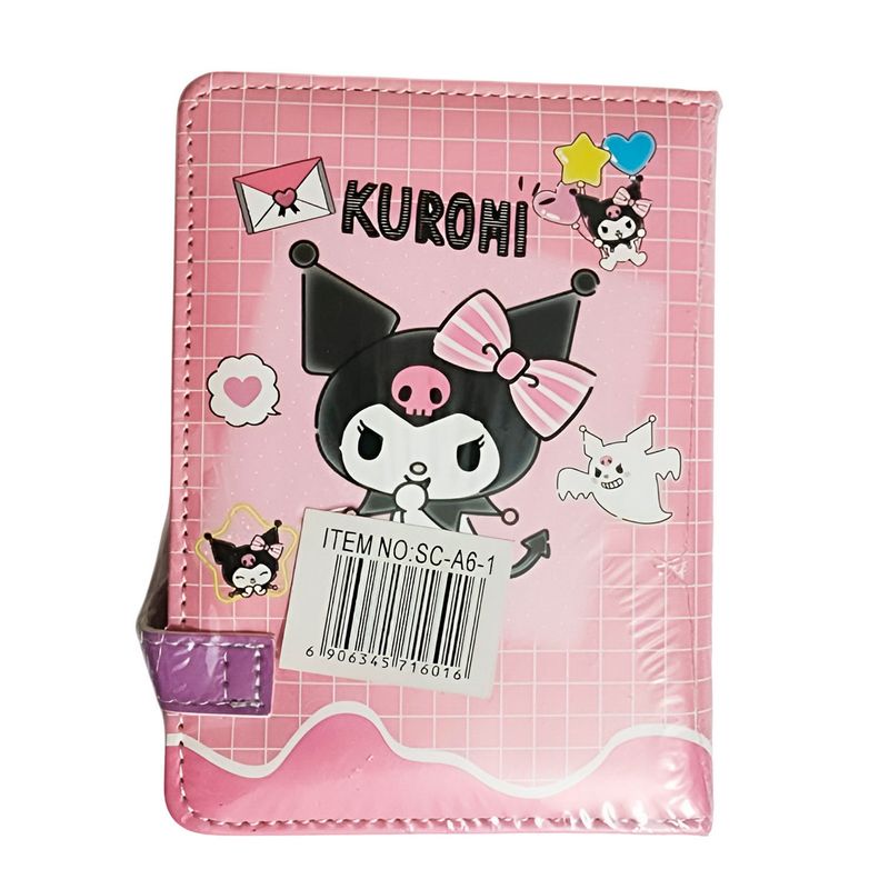 GENERICO - Agenda Libreta Diario Privado Kuromi Kawai Cierre Magnetico