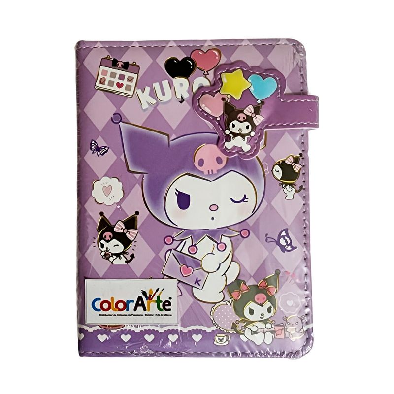 GENERICO - Agenda Libreta Diario Privado Kuromi Kawai Cierre Magnetico