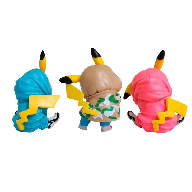 GENERICO - Figura Coleccionable Pokemon Pikachu Abrigo X 6 Personaje