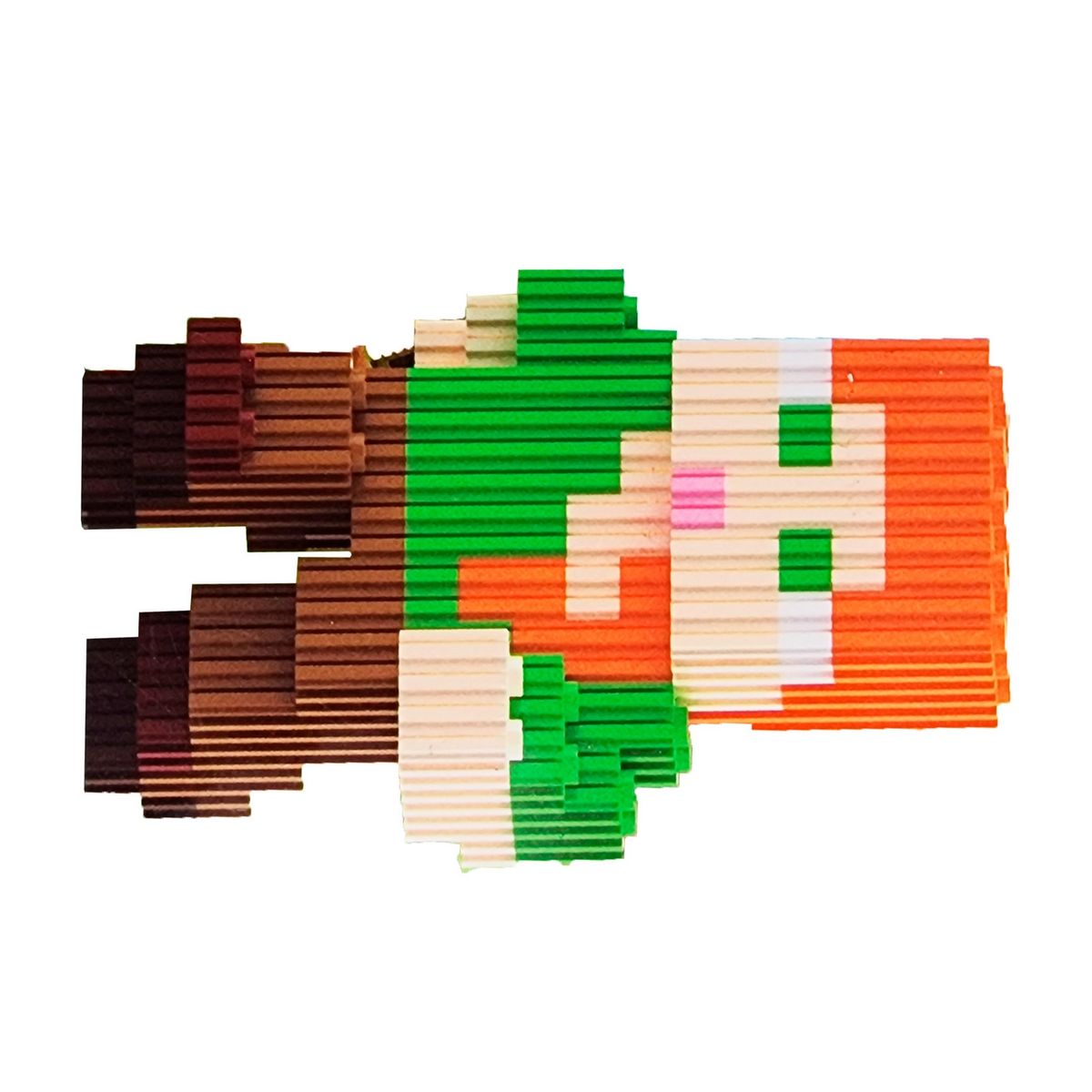 GENERICO - Minecraft Guerrera Juguete Armable Armatodo Construcción