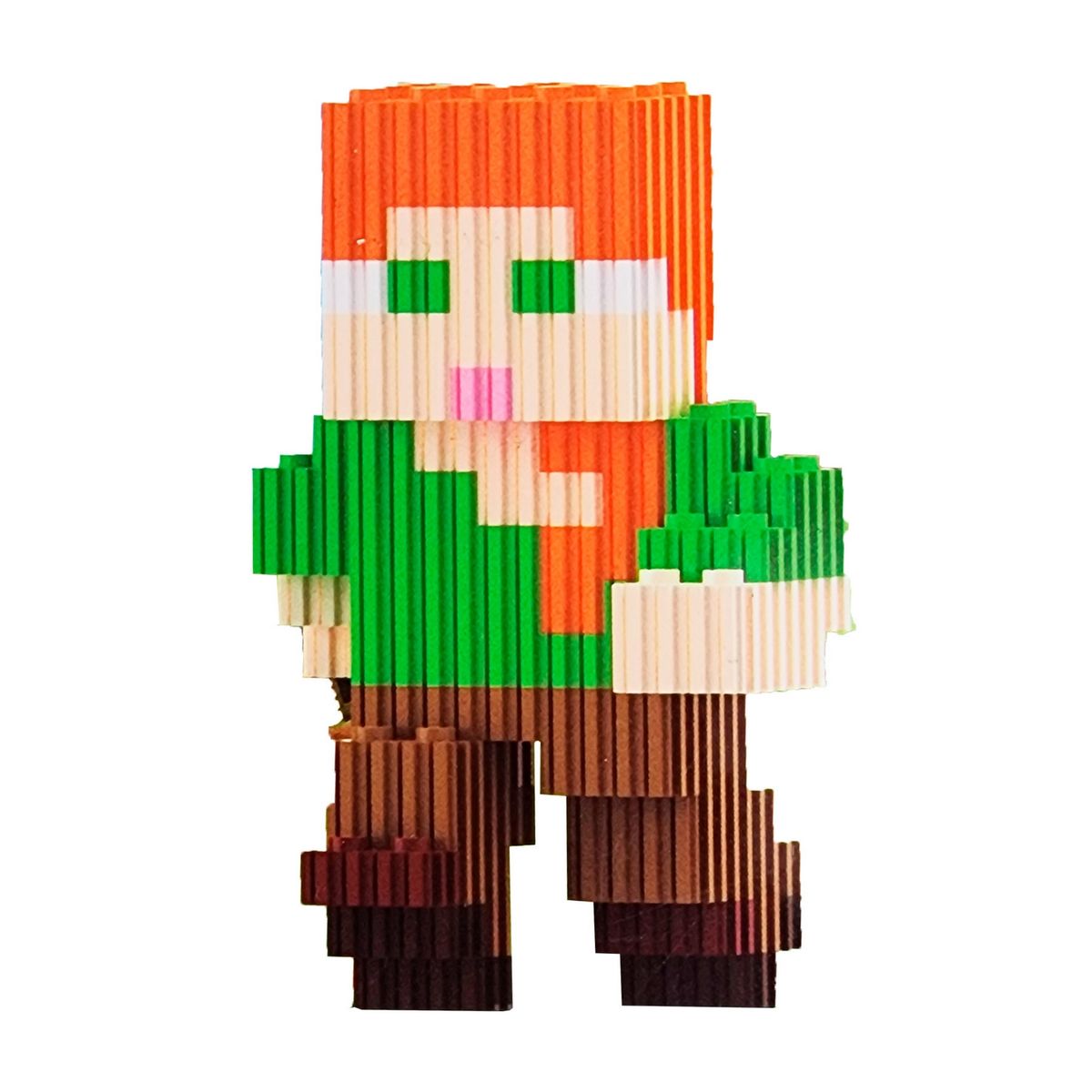 GENERICO - Minecraft Guerrera Juguete Armable Armatodo Construcción