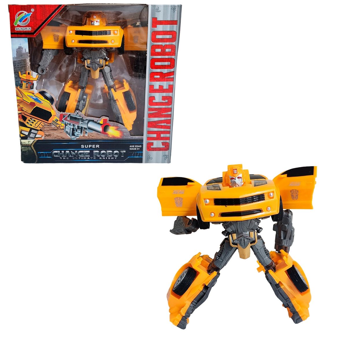 GENERICO - Mini Bumblebee Carro Transformer Coleccionable Transformable