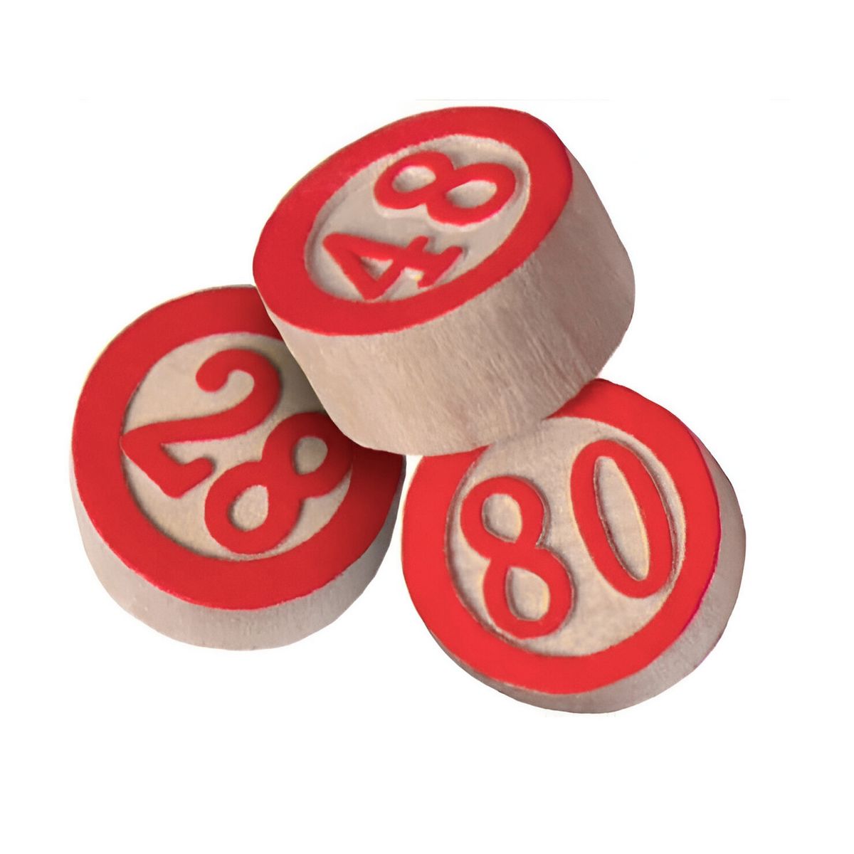 GENERICO - Juego De Mesa Siglo 90 Fichas En Madera Portable