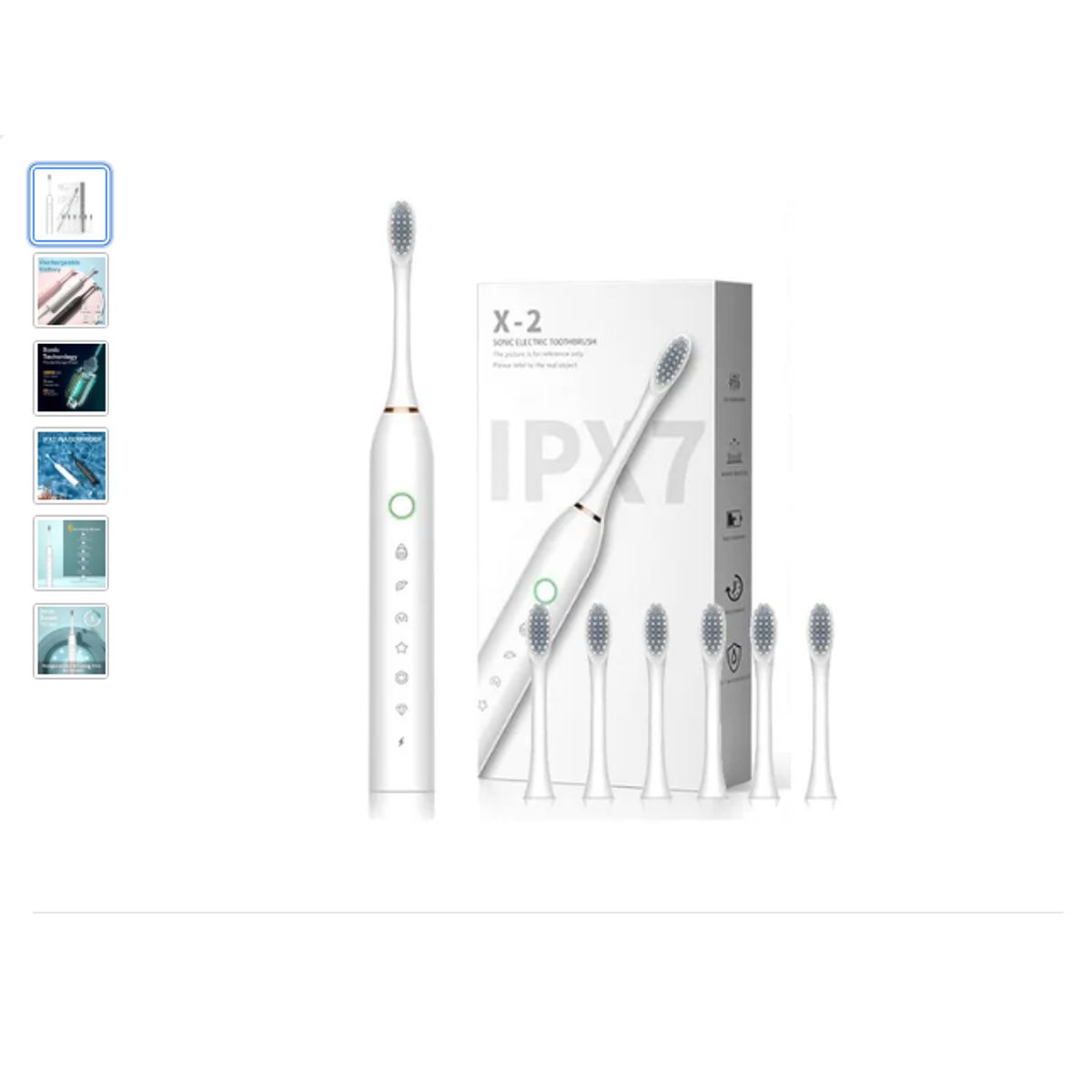 GENERICO - Cepillo dental electrico portable portatil