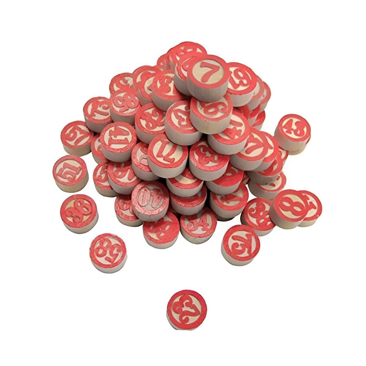 GENERICO - Juego De Mesa Siglo 90 Fichas En Madera Portable