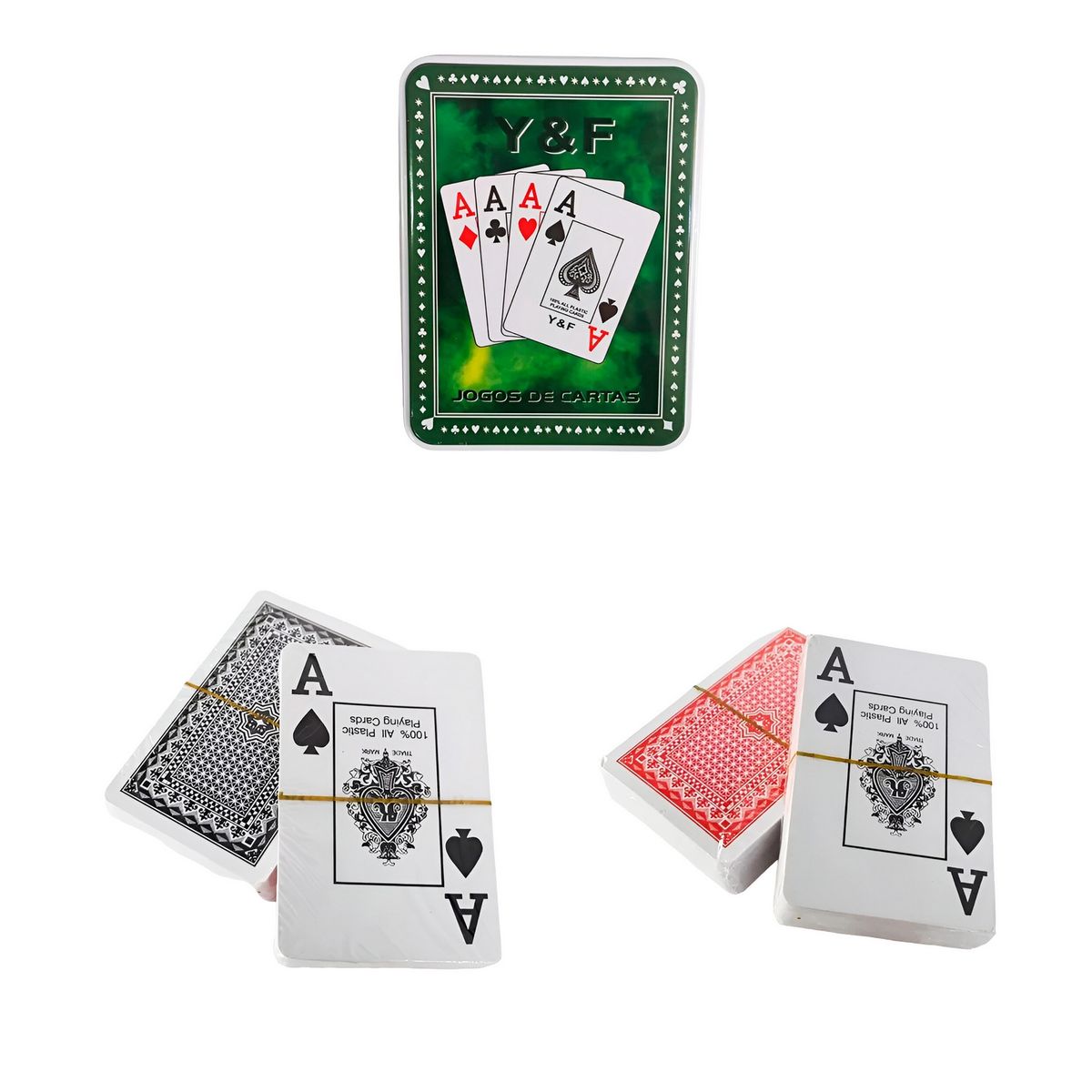 GENERICO - Juego De Mesa Poker Dos Barajas Royal Poker Y&f