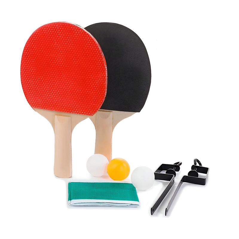 GENERICO - Juego De Mesa Ping Pong Kit Set Tenis , 2 Raquetas 3 Bolas