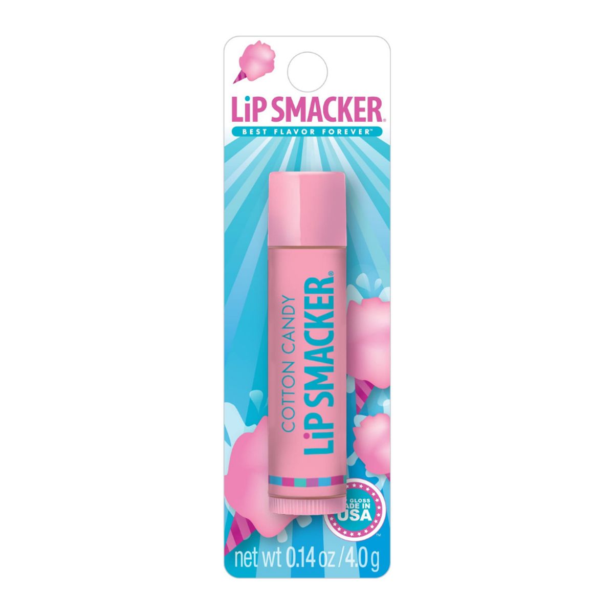 LIP SMACKER - Bálsamo Labial Lip Smacker - Algodón de Azúcar - Individual 4gr