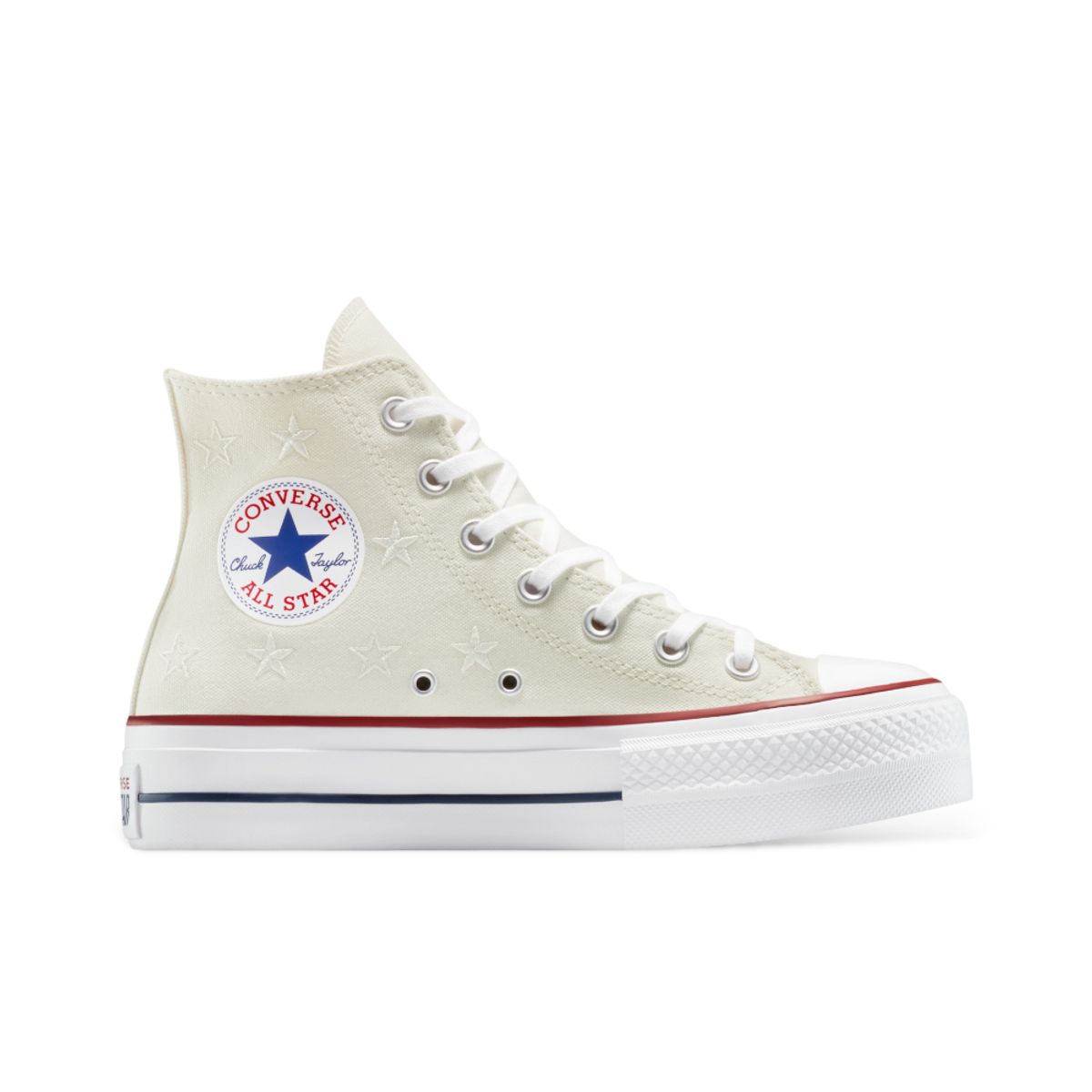 CONVERSE - Tenis Converse Botas Chuck Taylor All Star Lift Mujer-Beige