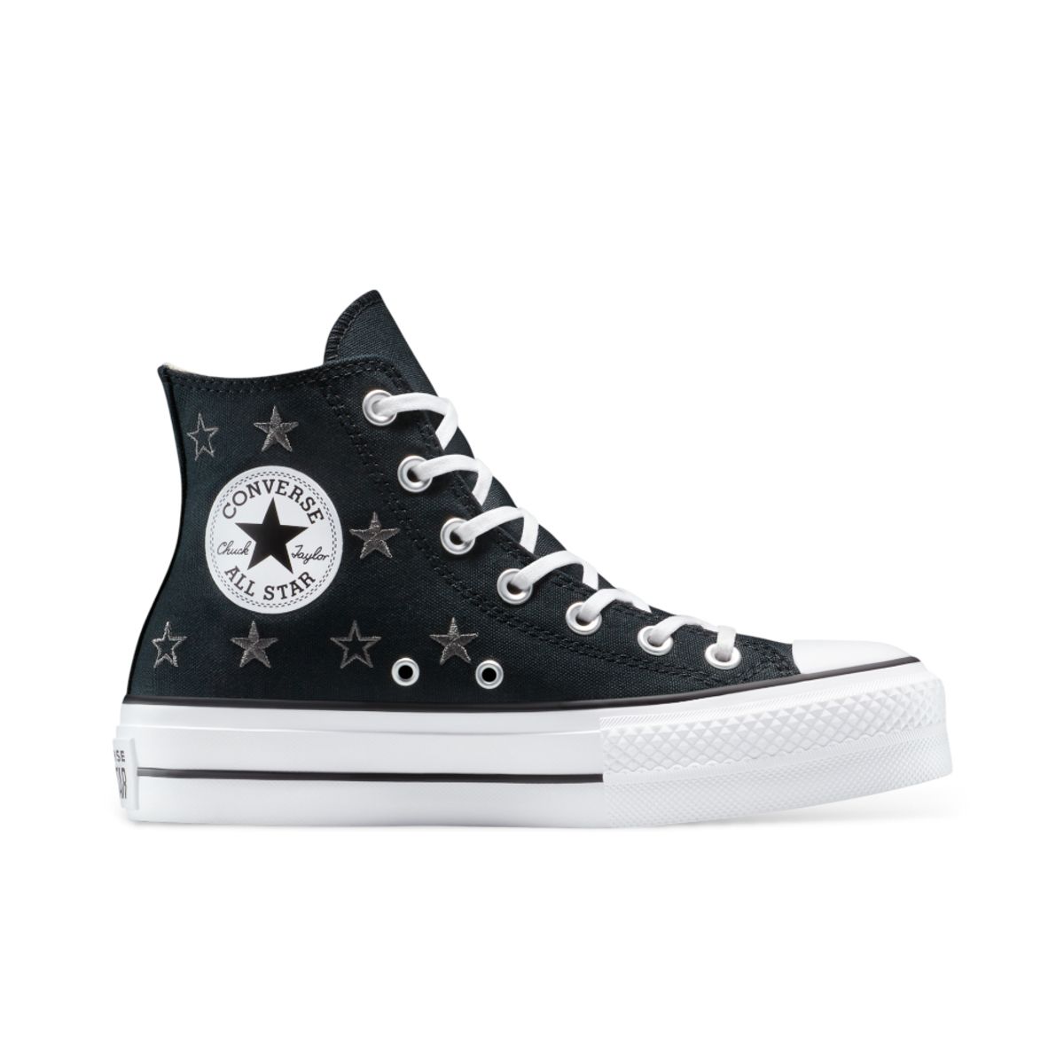CONVERSE - Tenis Converse Botas Chuck Taylor All Star Lift Mujer-Negro