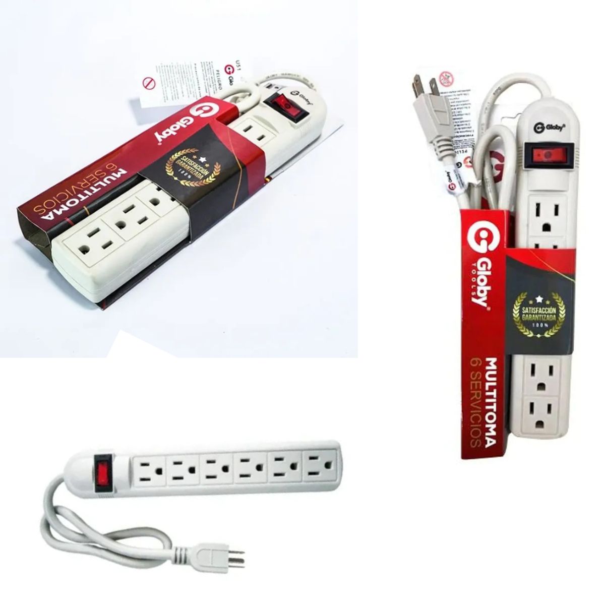 GENERICO - Multitoma Regleta Electrica Multipuerto