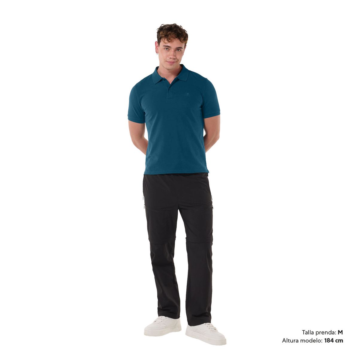 TOTTO - Camisa Tipo Polo Spencer Para Hombre Totto Azul