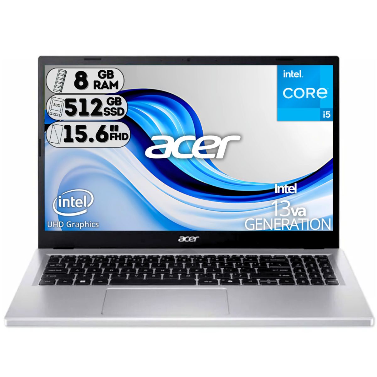ACER - PORTATIL ACER AG15 INTEL CORE I5 13420H 8GB RAM 512GB SSD 156 FHD