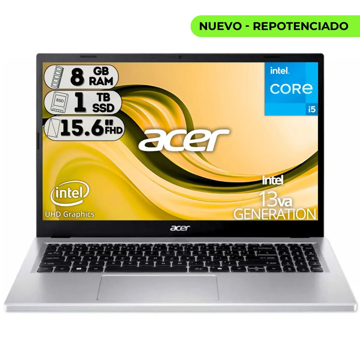 ACER - PORTATIL ACER AG15 INTEL CORE I5 13420H 8GB RAM 1TB SSD 156 FHD
