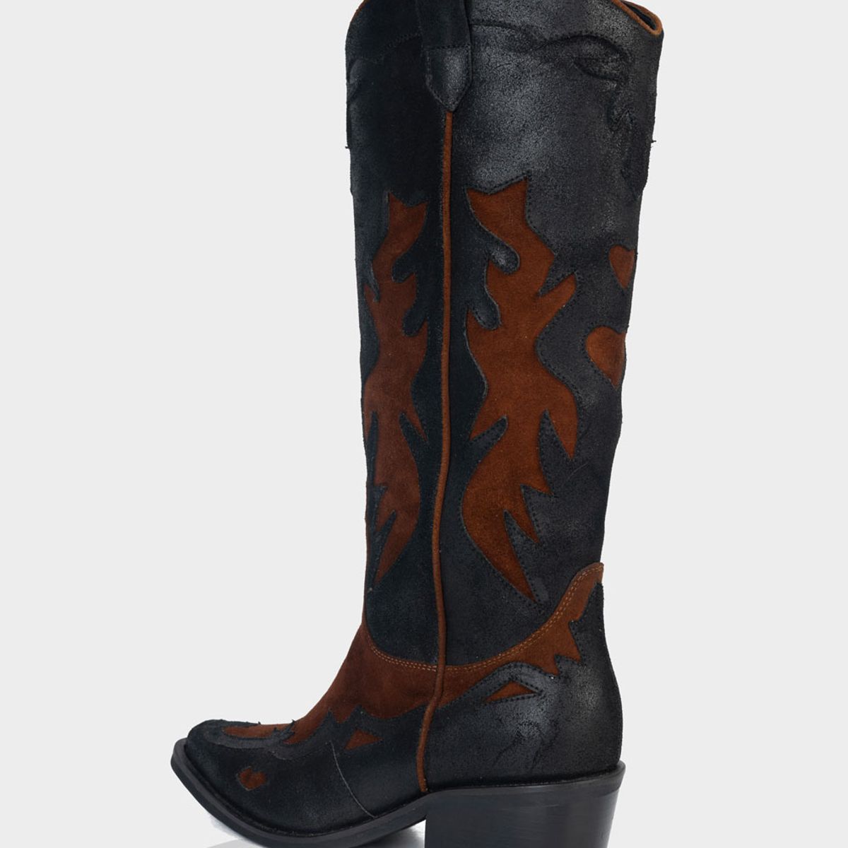 STIVALI - Bota Texana Dakota Negro x Canela