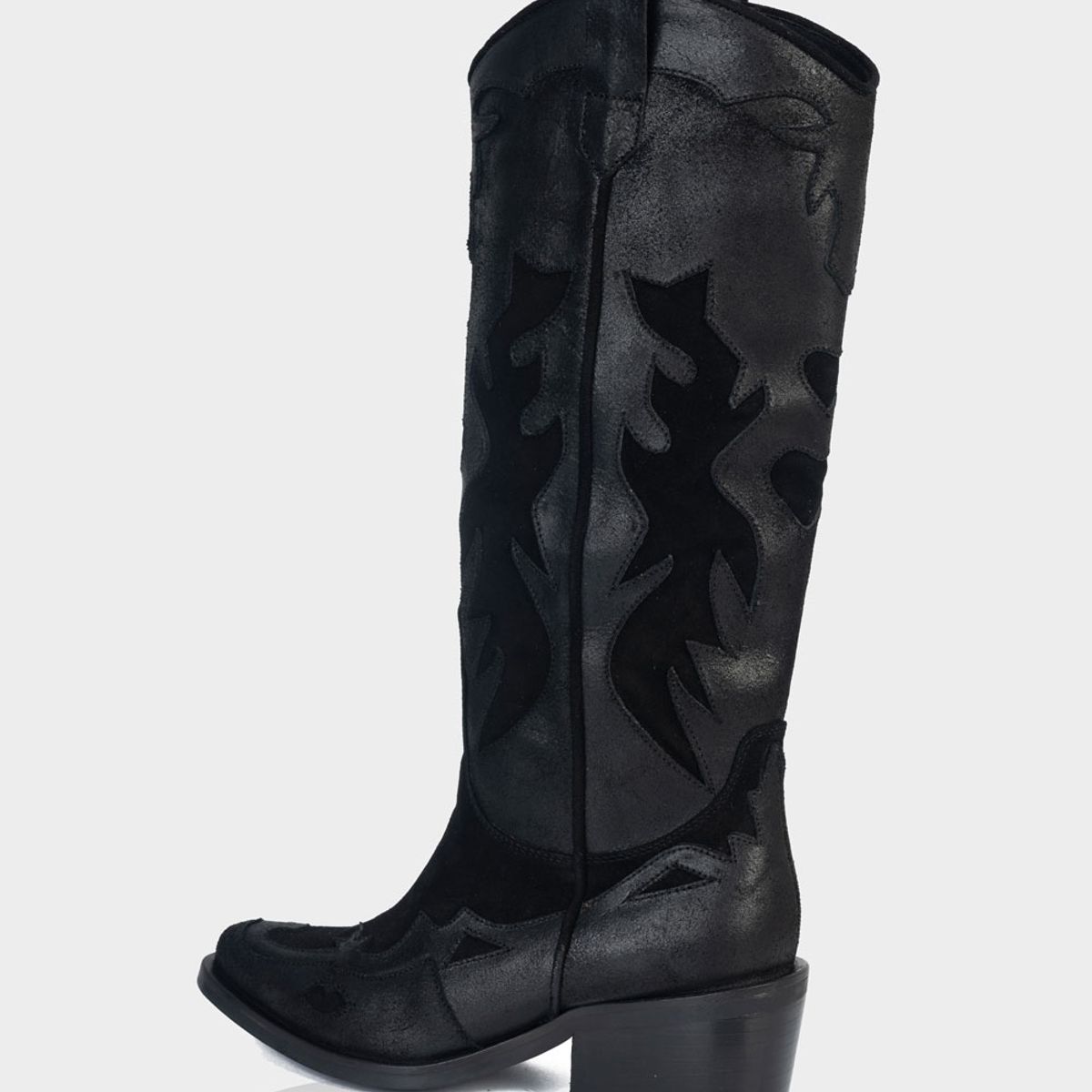 STIVALI - Bota Texana Dakota Cuero Negro