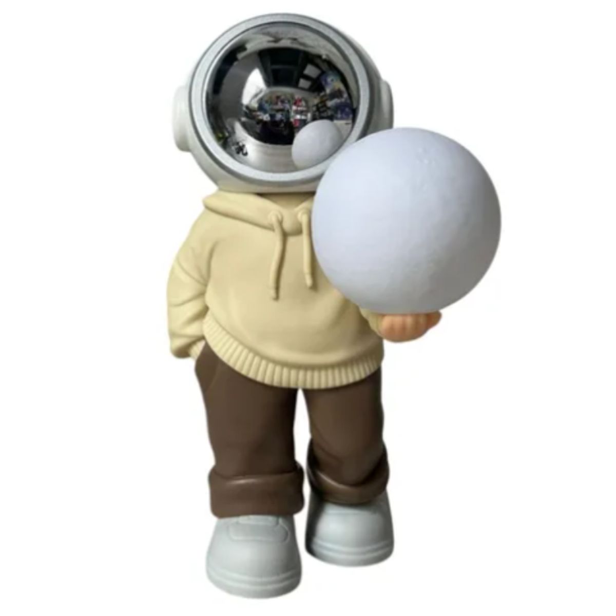 GENERICO - Lámpara Led Astronauta Parlante Bluetooth Luz Luna