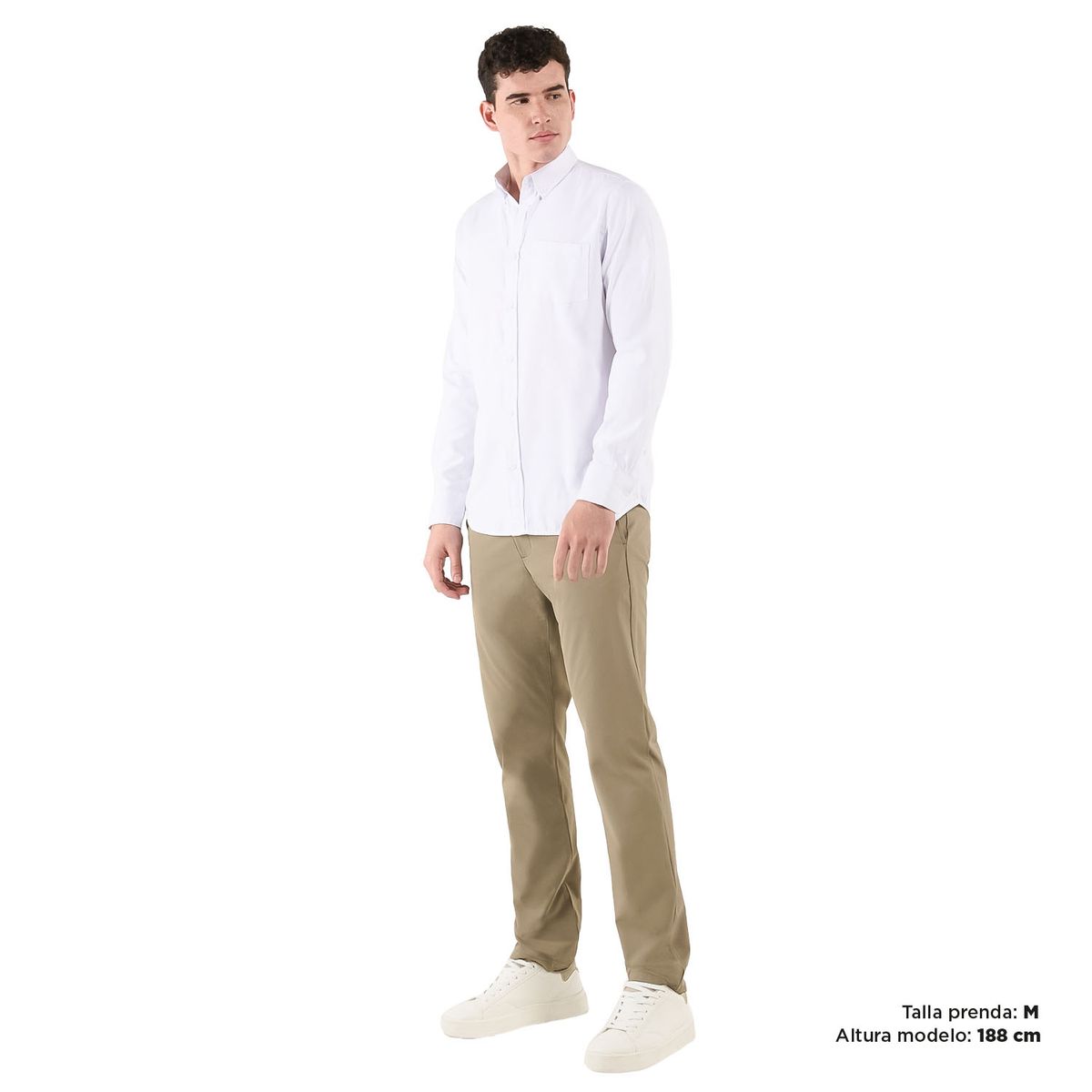 TOTTO - Camisa para Hombre Ml Porter Solid Totto Blanca