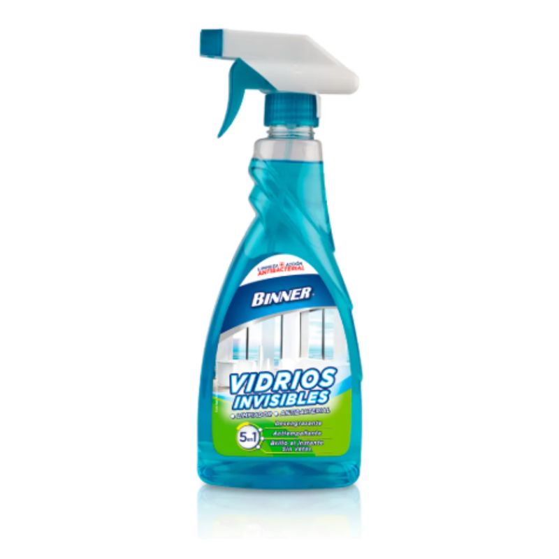 BINNER - Limpia Vidrios y Espejos 4 en 1 de 500ml Binner