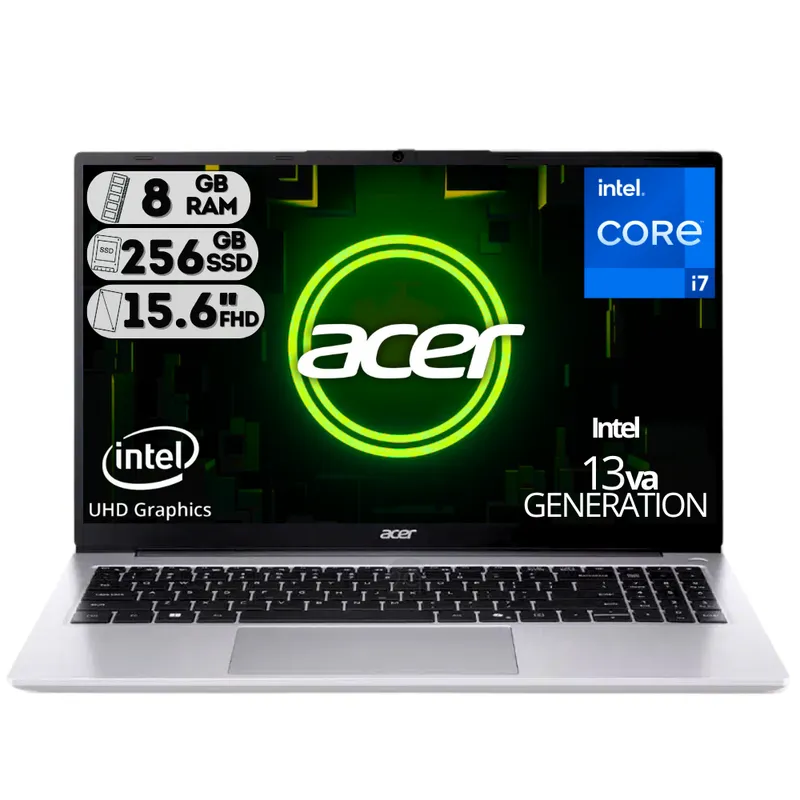 ACER - PORTATIL ACER AL15 INTEL CORE I7 13620H 8GB RAM 256GB SSD 156 FHD