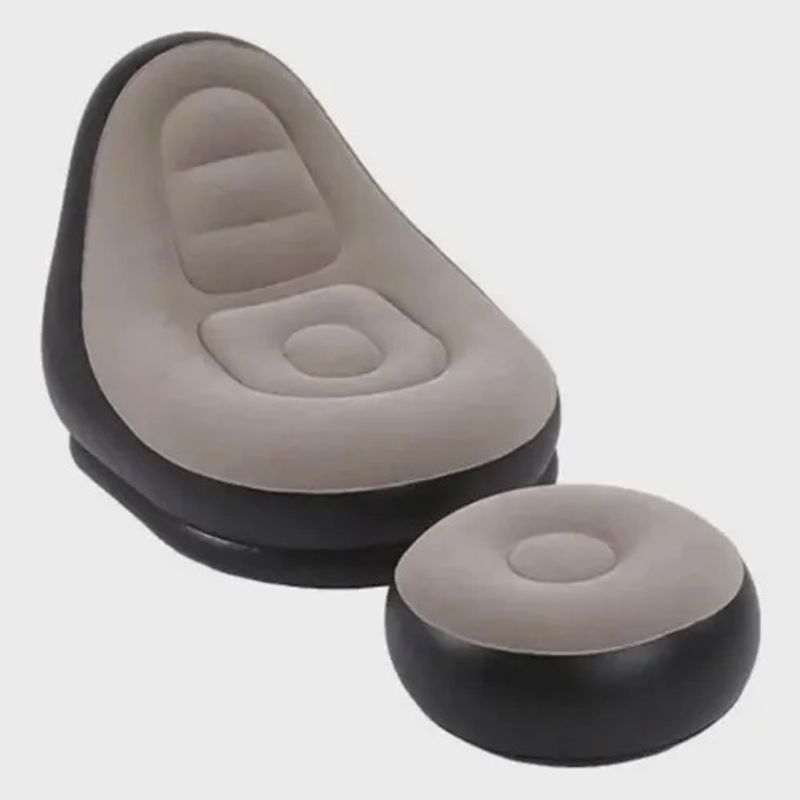 GENERICO - Sillon Inflable Portatil Reposa Pies Plegable