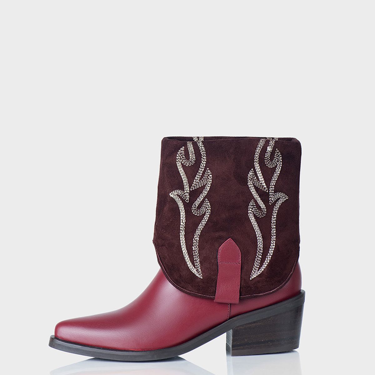 STIVALI - Bota Texana Dunkan Cherry