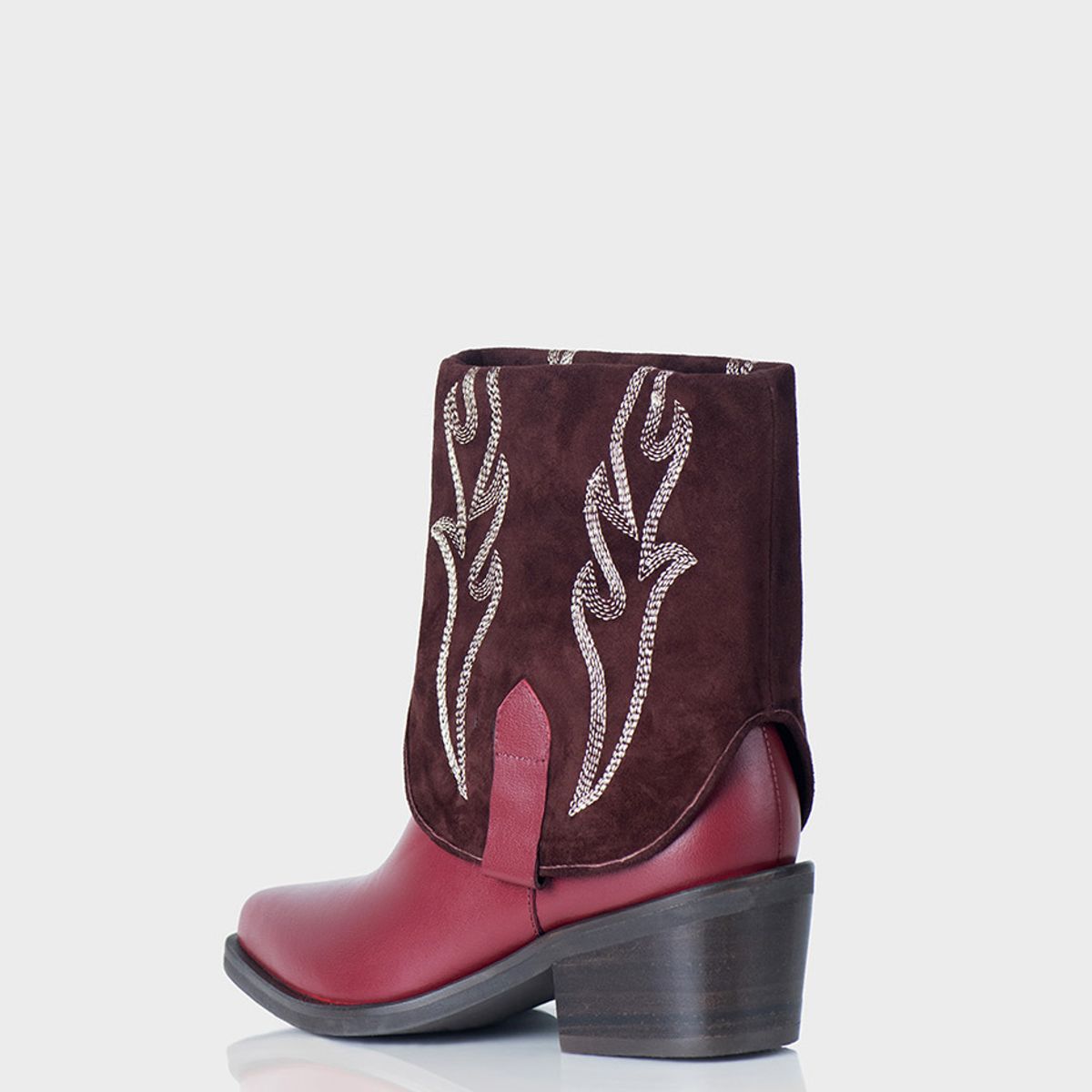 STIVALI - Bota Texana Dunkan Cherry