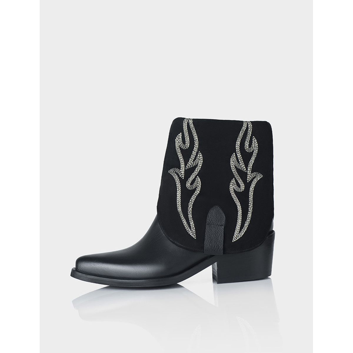 STIVALI - Bota Texana Dunkan Negro