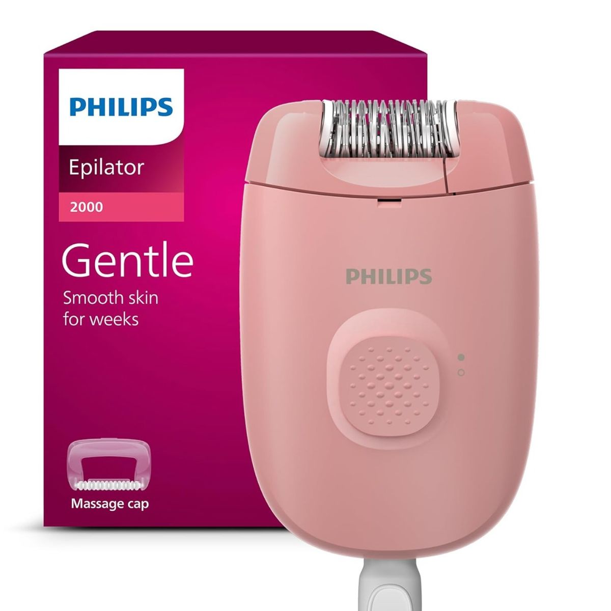 PHILIPS - Depiladora Philips Suave Dulce Electrica Cuerpo Piernas