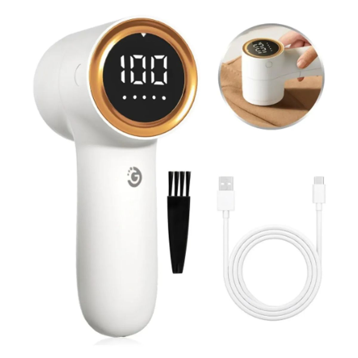 AMERICAN GENERICS - Removedor Quita Motas Eléctrico Digital Recargable