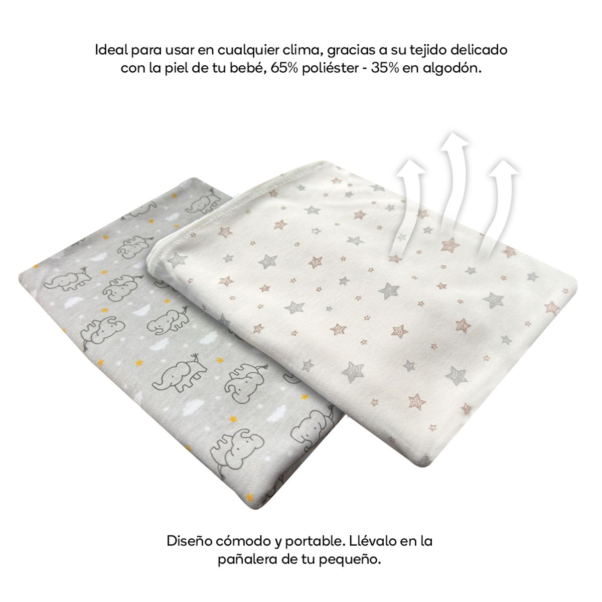 NUBBA - Set de Mantas x 2 bebé-  Nubba by toral