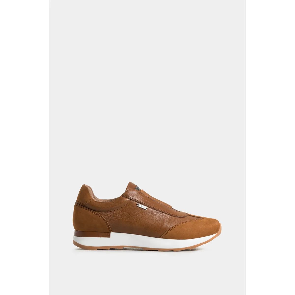 VELEZ - Vélez Mocasines Zipa De Cuero Para Mujer Detalles Millaré Miel