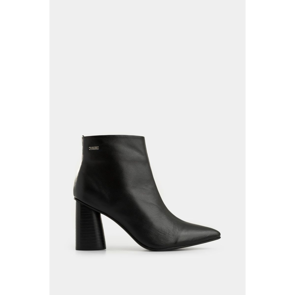 VELEZ - Vélez Botines Agata De Cuero Para Mujer Silueta Punta Negro